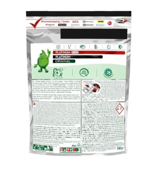 Prekės „Kapsulės indaplovių 51 Platinum Lemon Fairy“ paveikslėlis