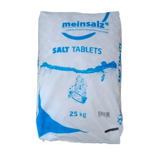 Prekės „Druska minkštinimo, filtrams tabletėmis 25 kg“ paveikslėlis