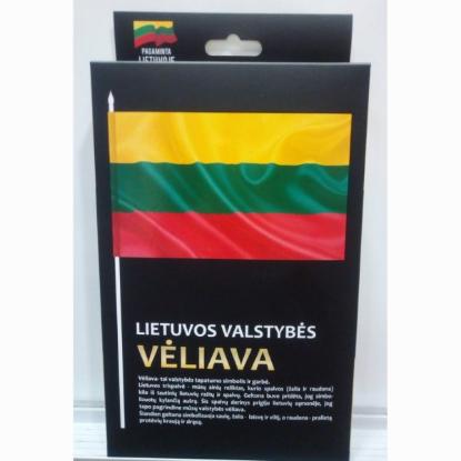 Prekės „Vėliava Lietuvos trispalvė 100 x 170 cm, spausta“ paveikslėlis