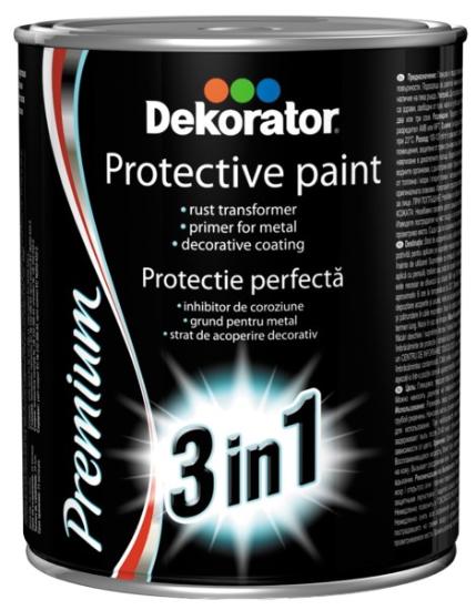 Prekės „Dažai 3in1 DEKORATOR juoda hammer 0.5L“ paveikslėlis