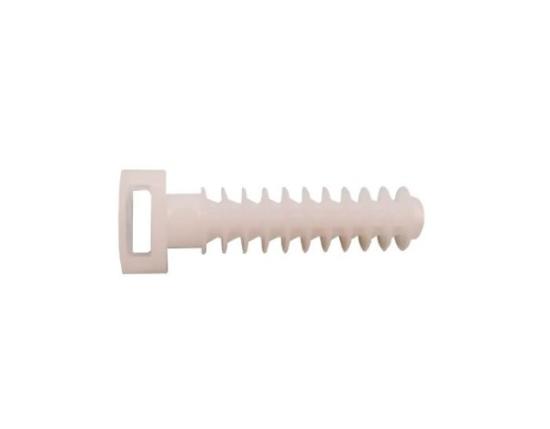 Prekės „Laikiklis dirželio 8 mm, 100 vnt, baltas“ paveikslėlis