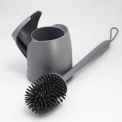 Prekės „Šepetys WC SILICONE pilkas“ paveikslėlis
