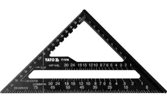 Prekės „Kampainis staliaus aliuminis180mm Yato“ paveikslėlis
