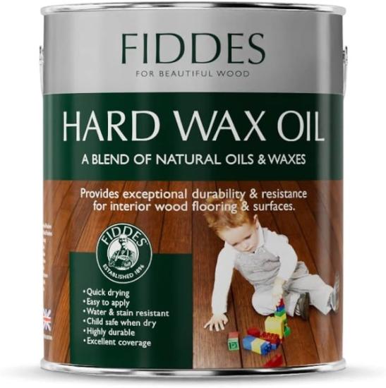 Prekės „SKAIDRI MEDIENOS ALYVA SU KIETAISIAIS VAŠKAIS „FIDDES HARD WAX OIL“ SKAIDRI MATINĖ, 250 ml.“ paveikslėlis