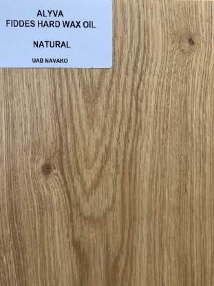 Prekės „TONUOTA MEDIENOS ALYVA SU KIETAISIAIS VAŠKAIS FIDDES HARD WAX OIL, NATURAL spalva, 250 ml.“ paveikslėlis