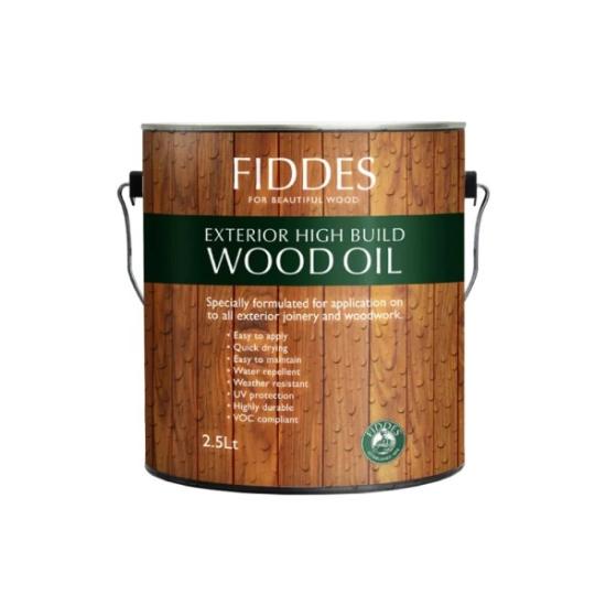 Prekės „FIDDES EXTERIOR HIGH BUILD WOOD OIL NATŪRALIŲ ALIEJŲ ALYVA LAUKO DARBAMS, ATSPARI UV.“ paveikslėlis