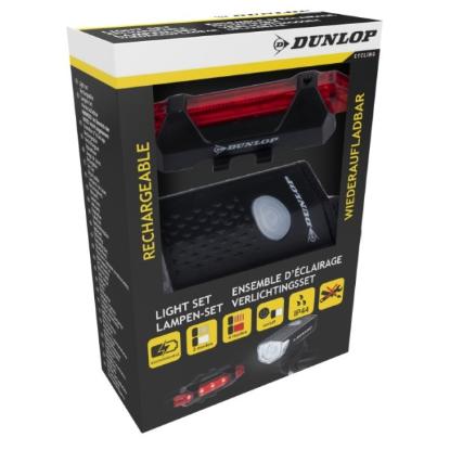 Prekės „Rinkinys žibintų dviračiui 2 vnt Dunlop“ paveikslėlis