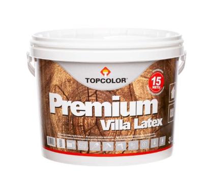 Prekės „Dažai dispers.VILLA LATEX Antracito 3L“ paveikslėlis