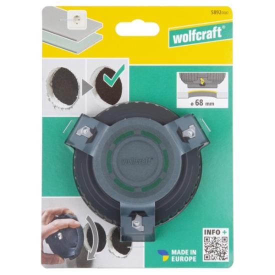 Prekės „Drožtuvas gipso kartono briaunoms 68 mm Wolfcraf“ paveikslėlis