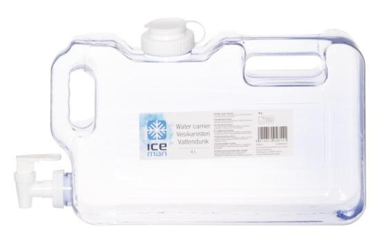 Prekės „Kanistras vandeniui 4l su kraneliu Iceman“ paveikslėlis