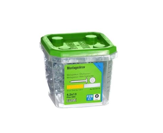 Prekės „Savisriegiai į metalą 4,2x13 mm 250 vnt Essve 572613“ paveikslėlis