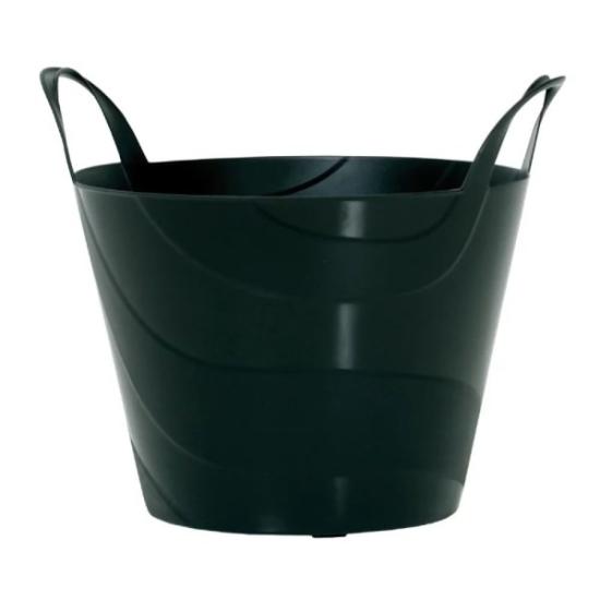Prekės „Plastikinis krepšys su tvirtomis rankenomis Billy 34cm IPBI340 juodas“ paveikslėlis