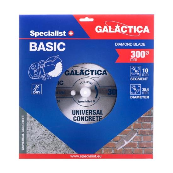 Prekės „Diskas deimantinis 300x10mmx25,4mm Galactica Specialist+“ paveikslėlis