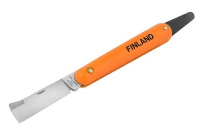 Prekės „Peilis skiepijimui tiesiais nerūdijančio plieno ašmenimis FINLAND“ paveikslėlis