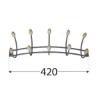 Prekės „Pakaba 5 kabliukų 420 mm 54411 WUB 2 Velano“ paveikslėlis