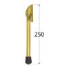 Prekės „Atrama durų atlenkiama 250x14 mm geltonai cinkuota Domax“ paveikslėlis