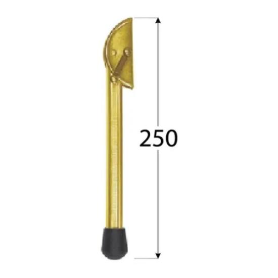 Prekės „Atrama durų atlenkiama 250x14 mm geltonai cinkuota Domax“ paveikslėlis