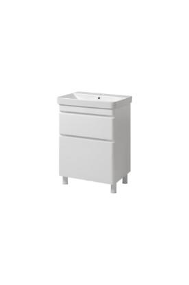 Prekės „Spintelės ir praustuvo komplektas VIVACE TNB-2D60 cm. balta spalva“ paveikslėlis