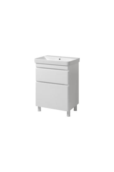 Prekės „Spintelės ir praustuvo komplektas VIVACE TNB-2D60 cm. balta spalva“ paveikslėlis