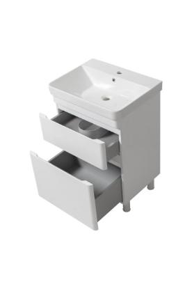 Prekės „Spintelės ir praustuvo komplektas VIVACE TNB-2D60 cm. balta spalva“ paveikslėlis
