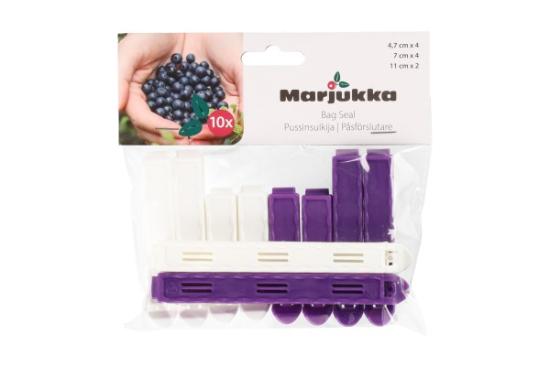 Prekės „Užspaudėjai maišelių 10vnt Marjukka“ paveikslėlis