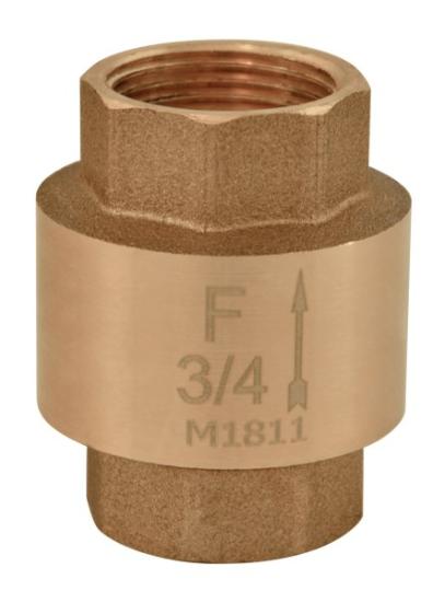 Prekės „Vožtuvas bronzinis atbulinis  1/2"“ paveikslėlis
