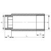 Prekės „Prailgintojas bronzinis 1/2"x60mm“ paveikslėlis
