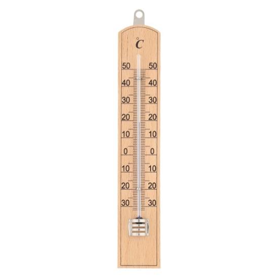 Prekės „Medinis termometras 20cm -30C/50C Tarmo“ paveikslėlis
