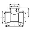 Prekės „Trišakis bronzinis chromuotas 3/4x1/2x3/4"F“ paveikslėlis