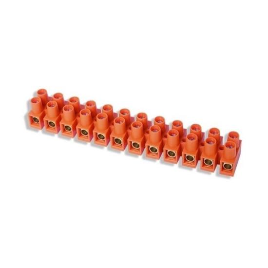 Prekės „Kaladėlė laidams 12kont./2.5mm² oranžinė GTV“ paveikslėlis