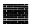 Prekės „Pilnavidurė dūmtraukių - kaminų plyta Lode KRYPTON, 250x120x65 mm, juoda“ paveikslėlis