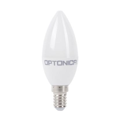 Prekės „LED lemputė E14 C37 8W Neutrali šviesa Optonica“ paveikslėlis