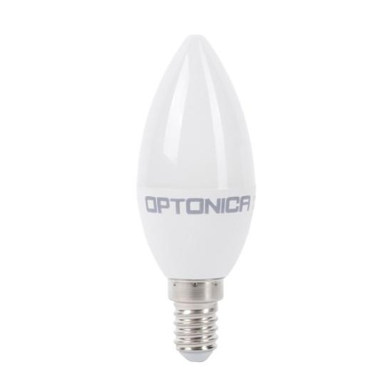 Prekės „LED lemputė E14 C37 8W Neutrali šviesa Optonica“ paveikslėlis