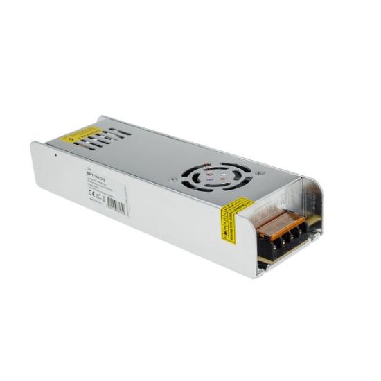 Prekės „LED juostos maitinimo šaltinis plonas 250W 24V Metalinis Optonica“ paveikslėlis