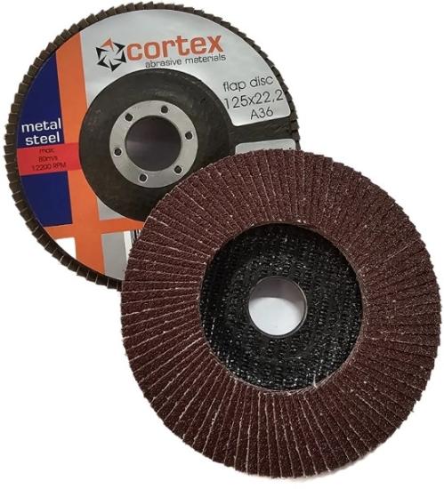 Prekės „Diskas lapelinis 125x22,2 mm P36 metalui lygus AIO Cortex“ paveikslėlis