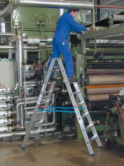 Prekės „Kopėčios aliuminės 2 x 8 pakopos. DW Stabilo Krause“ paveikslėlis