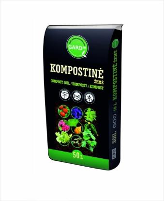Prekės „Žemė kompostinė 50 l GARDIN“ paveikslėlis