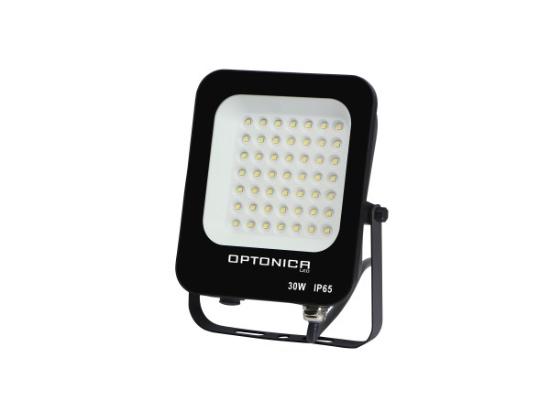 Prekės „LED prožektorius 30W 90° 2700Lm Juodas Neutrali šviesa Optonica“ paveikslėlis
