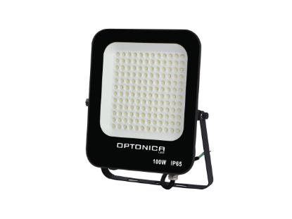 Prekės „LED prožektorius 100W 90° 9000Lm Juodas Neutrali šviesa Optonica“ paveikslėlis