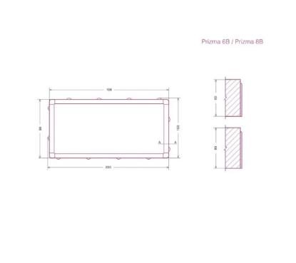 Prekės „Grindinio trinkelė Granit Prizma 6B Moon anthracite, BM, 200x100x60 mm“ paveikslėlis