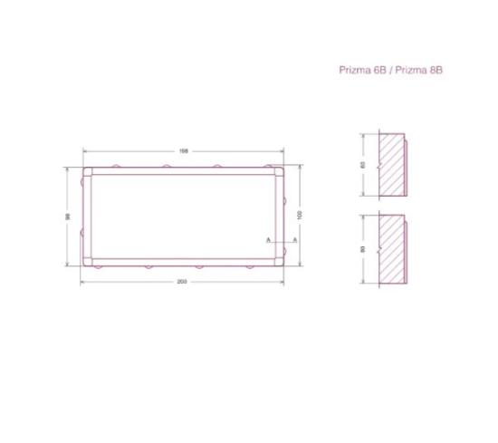 Prekės „Grindinio trinkelė Granit Prizma 6B Moon anthracite, BM, 200x100x60 mm“ paveikslėlis