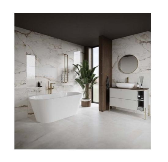 Prekės „Plytelės akmens masės NOBLE TESORO WHITE POLISH RECT 60x120cm“ paveikslėlis