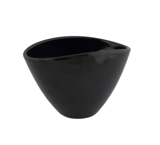 Prekės „Vazonas juodas 20 cm Oval 405 CERMAX“ paveikslėlis