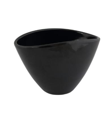 Prekės „Vazonas juodas 26 cm Oval 405 CERMAX“ paveikslėlis