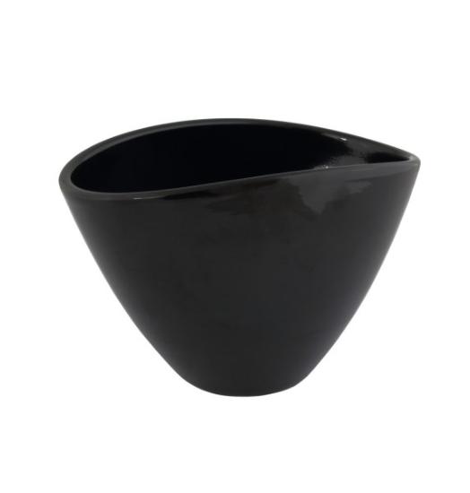 Prekės „Vazonas juodas 26 cm Oval 405 CERMAX“ paveikslėlis