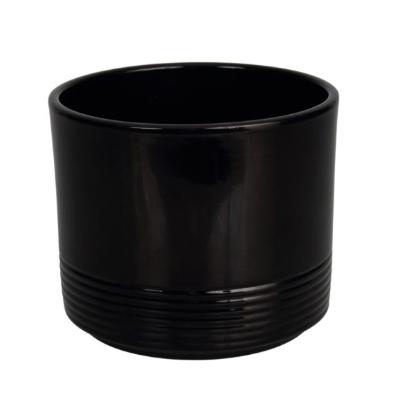 Prekės „Vazonas juodas 14 cm Rille 992 CERMAX“ paveikslėlis