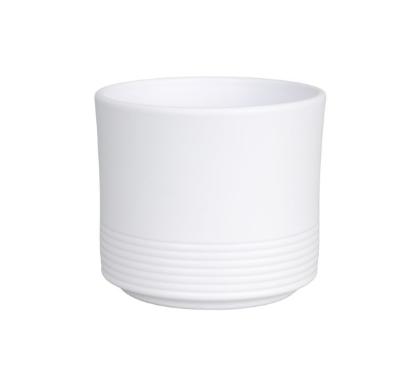 Prekės „Vazonas matinis baltas 14 cm Rille 992 CERMAX“ paveikslėlis
