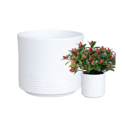 Prekės „Vazonas matinis baltas 14 cm Rille 992 CERMAX“ paveikslėlis