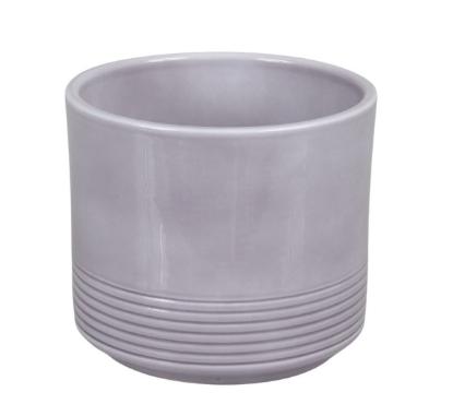 Prekės „Vazonas pilkas 14 cm Rille 992 CERMAX“ paveikslėlis