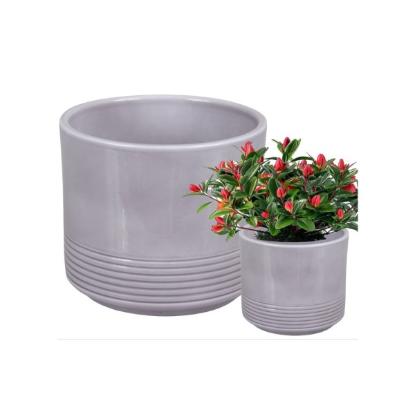 Prekės „Vazonas pilkas 14 cm Rille 992 CERMAX“ paveikslėlis